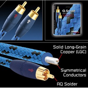 Кабель аудио 2xRCA - 2xRCA Audioquest G-Snake 1.5m