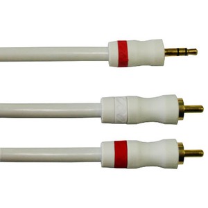 Кабель аудио Jack - RCA Eagle Cable 20072030 HIGH STANDARD Mini - 2 RCA Weiss 3.0m