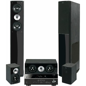 Комплект колонок Yamaha HTR-3065 Black + Eltax Shine 5.0 Black