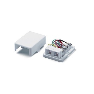 Розетка телефонная RJ-12 Hyperline SB-2-6P4C-C2-WH