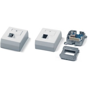 Розетка RJ-45 Hyperline SB-GTS1-8P8C-C5E-SH-WH