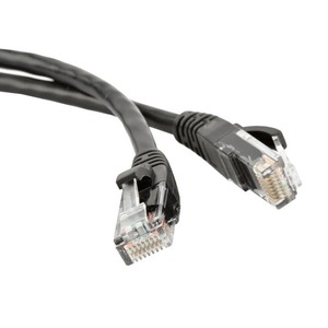 Кабель Витая пара Hyperline PC-LPM-UTP-RJ45-RJ45-C5e-0.15M-BK 0.15m