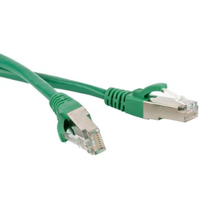 Кабель Витая пара Hyperline PC-LPM-STP-RJ45-RJ45-C5e-0.5M-GN 0.5m