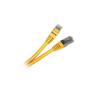 Кабель Витая пара Hyperline PC-LPM-STP-RJ45-RJ45-C5e-0.5M-YL 0.5m