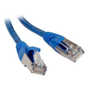 Кабель Витая пара Hyperline PC-LPM-STP-RJ45-RJ45-C5e-0.5M-BL 0.5m