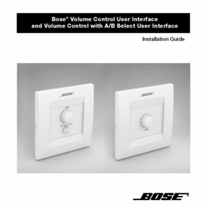 Регулятор громкости Bose Freespace DXA 2120 Volume Control