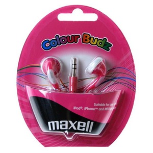 Наушники Maxell Colour Budz Pink