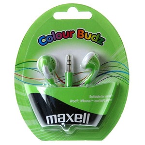 Наушники Maxell Colour Budz Green