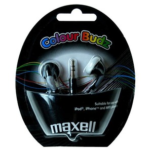 Наушники Maxell Colour Budz Black