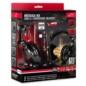 Гарнитура компьютерная Speedlink SL-8795-BK Medusa NX USB 5.1