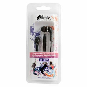 Наушники Ritmix RH-111M Black