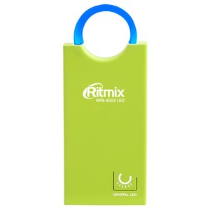 Мобильный аккумулятор Ritmix RPB-4003 LED Green