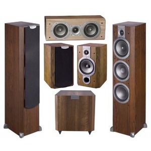 Комплект колонок Wharfedale Vardus 410 Power set 5.1 Walnut