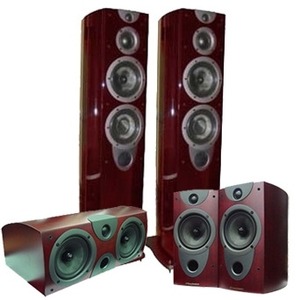 Комплект колонок Wharfedale Evo-2 508 5.0 Set Piano Rosewood