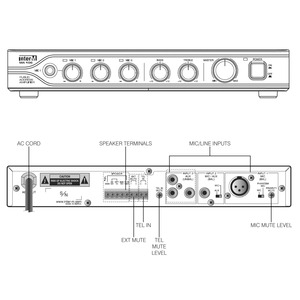 Микшер-усилитель Inter-M MA-106