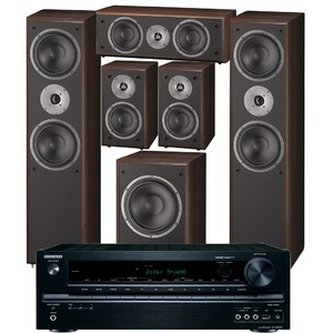 Комплект колонок Onkyo TX-NR535 + Magnat Monitor Supreme 8125-II