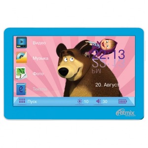 Портативный плеер Ritmix RP-450M HD 4Gb Blue