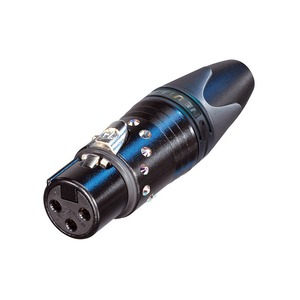 Разъем XLR Neutrik NC3FXX-B-CRYSTAL-D