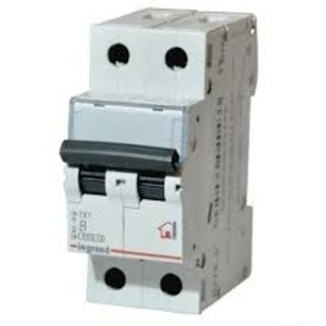 Выключатель 2-полюсный Legrand 403871 TX3 6000 2П B6А Icu 10кA