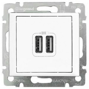 Розетка USB Legrand 770470 Valena