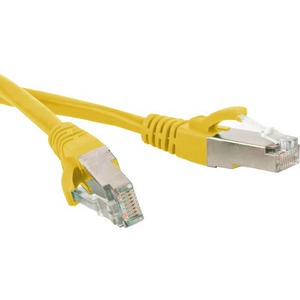 Кабель Витая пара Hyperline PC-LPM-UTP-RJ45-RJ45-C5e-0.15M-LSZH-YL 0.15m