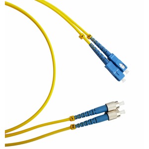 Кабель Волоконно-оптический Hyperline FC-D3-9-FC/UR-SC/UR-H-2M-LSZH-YL 2.0m