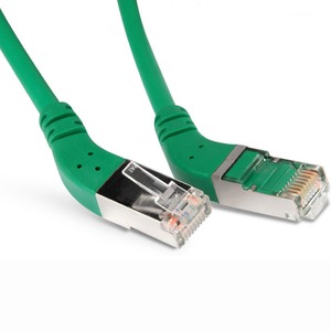 Кабель Витая пара Hyperline PC-APM-STP-RJ45/L45-RJ45/R45-C6-2M-LSZH-GN 2.0m