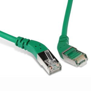 Кабель Витая пара Hyperline PC-APM-STP-RJ45/R45-RJ45/R45-C6-1M-LSZH-GN 1.0m