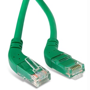 Кабель Витая пара Hyperline PC-APM-UTP-RJ45/L45-RJ45/R45-C5e-2M-LSZH-GN 2.0m