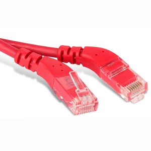 Кабель Витая пара Hyperline PC-APM-UTP-RJ45/L45-RJ45/R45-C6-3M-LSZH-RD 3.0m