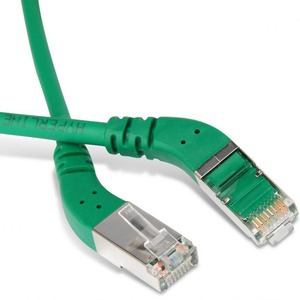 Кабель Витая пара Hyperline PC-APM-STP-RJ45/L45-RJ45/L45-C6-2M-LSZH-GN 2.0m