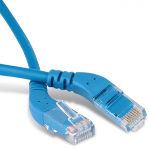 Кабель Витая пара Hyperline PC-APM-UTP-RJ45/L45-RJ45/L45-C5e-1M-LSZH-BL 1.0m