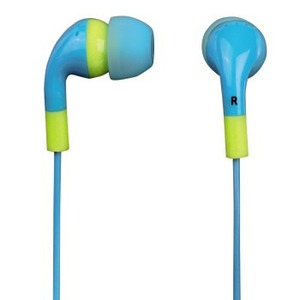 Наушники Hama H-122654 Flip Flop In-Ear Ocean/Lemon