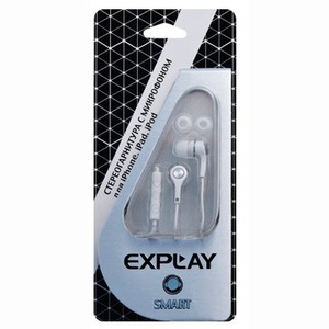 Наушники Explay Smart (iPhone, iPad, iPod) White