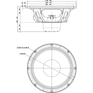 Динамик низкочастотный Eighteen Sound 10NW650/8