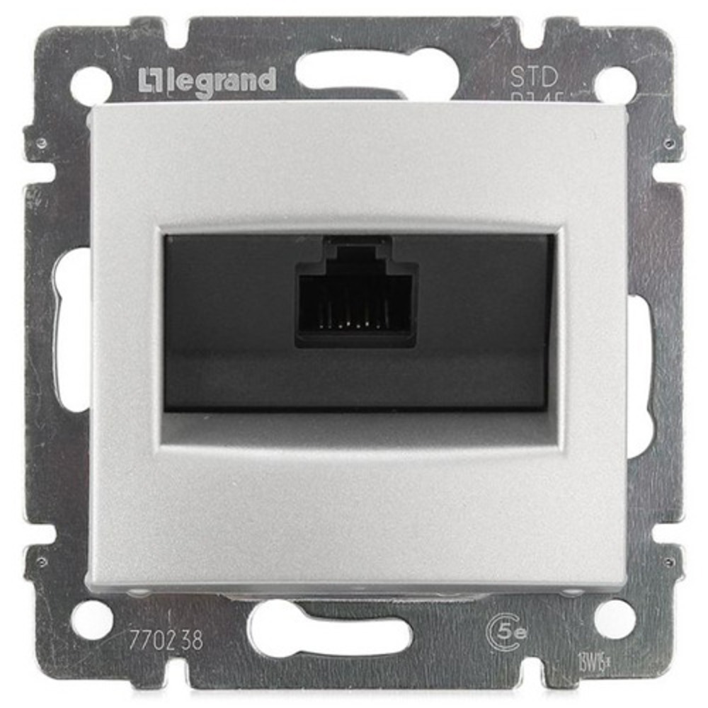 Розетка RJ 45 и телефон Legrand 694286 Valena - о товаре, описание товара в  интернет-магазине AllCables - Москва