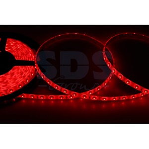 Светодиодная лента Lamper 141-351 8 мм, IP65, SMD 2835, 60 LED/m, 12 V, цвет свечения красный (5 метров)
