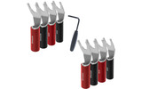 Разъем Акустический Audioquest SureGrip100 Multi-Spade Silver (Set of 8)