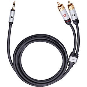 Кабель аудио Jack - RCA Oehlbach 60002 i-Connect J-35/R 1.5m