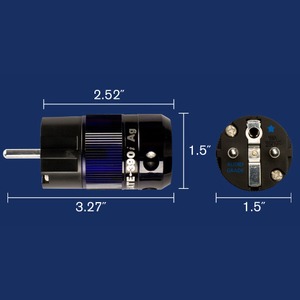 Разъем Силовой Wattgate 390i AG Blue