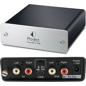 Фонокорректор MM/MC Pro-Ject Phono Box II USB Silver