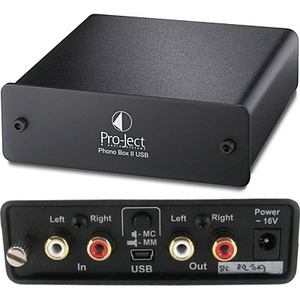 Фонокорректор MM/MC Pro-Ject Phono Box II USB Black