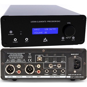 Цифро-аналоговый преобразователь Leema Acoustics Elements DAC Black