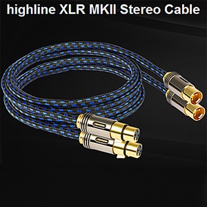 Кабель аудио XLR - XLR GoldKabel Highline XLR MKII Stereo Cable 1.5m