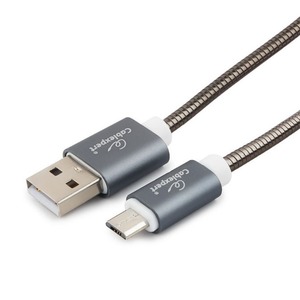 Micro USB кабель Cablexpert CC-G-mUSB02Gy-0.5M 0.5m