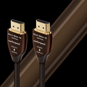 Гибридный оптический HDMI кабель Audioquest HDMI Root Beer 18 PVC 25.0m
