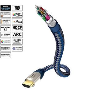 Кабель HDMI Inakustik 00423007 Premium HDMI 0.75m