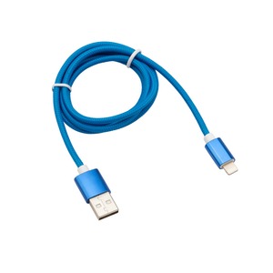 Кабель USB Rexant 18-7052 2,4A, синий 1.0m