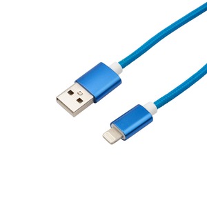 Кабель USB Rexant 18-7052 2,4A, синий 1.0m