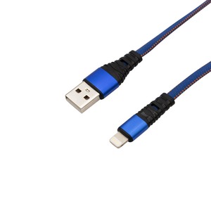 Кабель USB Rexant 18-7053 2,4A, синий 1.0m